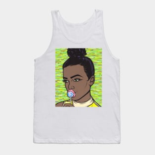 Lollipop Comic Girl Tank Top